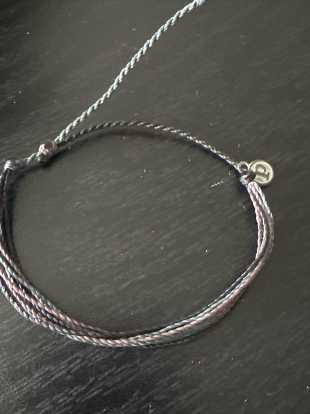 Pura Vida Adjustable Multi-Strand Cord Bracelet in Brown and Black